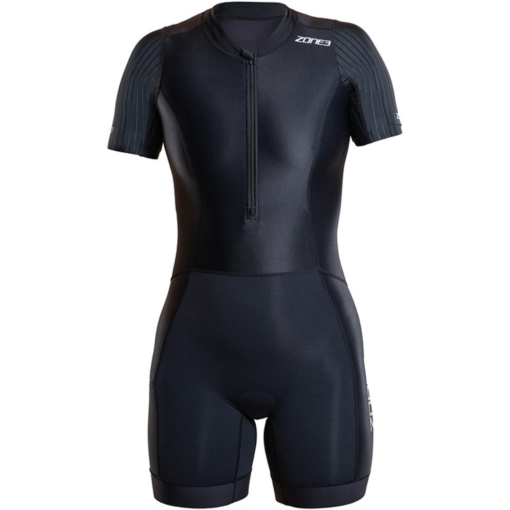 2026 ZONE3 Womens Activate+ Short Sleeve Trisuit TS26WACTP101 - Black